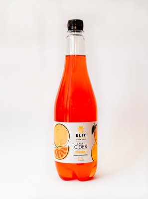 Сидр сладкий купажный газированный Sweet Fresh cider Яблочный Грейфрут 1 л 4820211640514 фото