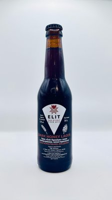 Пиво Dark Honey Lager Еліт Преміум Темне нефільтроване, непастеризоване, карамельне 330мл 48202116401491 фото