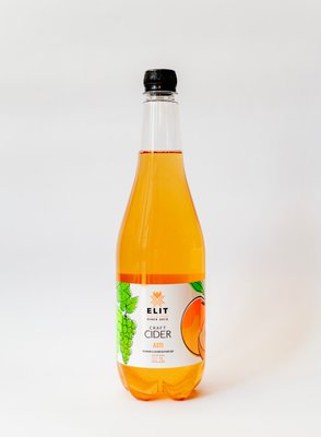 Сидр солодкий купажний газований Sweet Fresh cider Яблучний з Виноградом та Персиком 1 л 4820211640170 фото